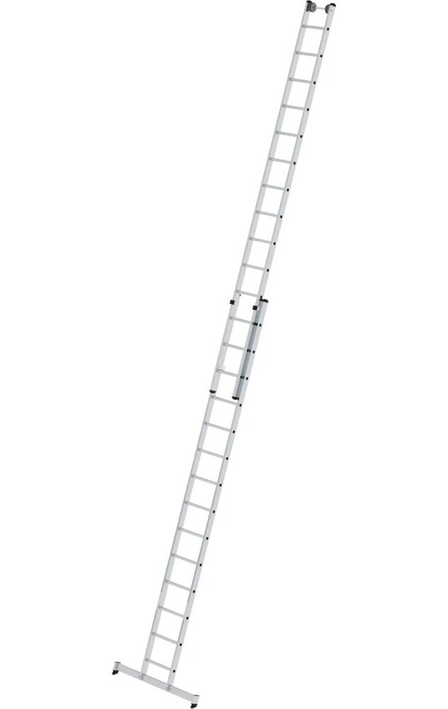 Munk 2-delige opsteekladder, 2x14 sporten met Nivello stabilisatiebalk Munk 2-delige opsteekladder, 2x14 sporten met Nivello stabilisatiebalk