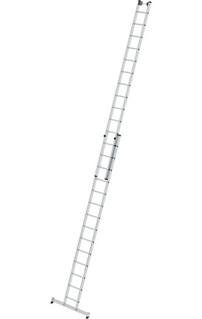 Roossien 2-delige opsteekladder, 2x14 sporten met Nivello stabilisatiebalk