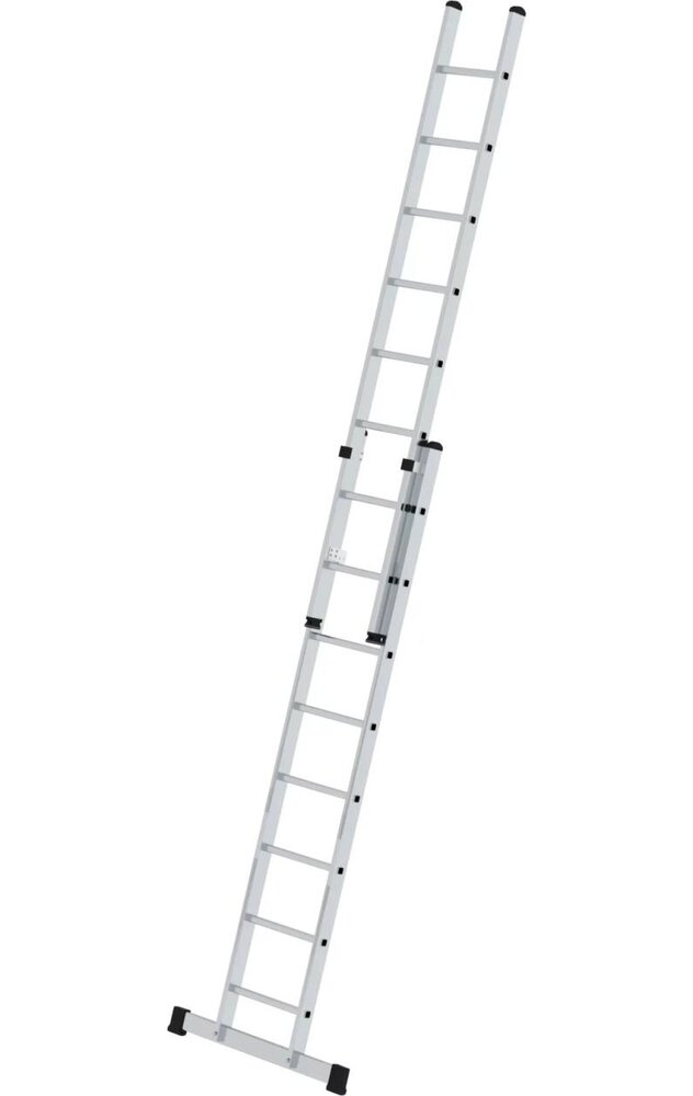 Roossien 2-delige opsteekladder, 2x8 sporten met stabilisatiebalk