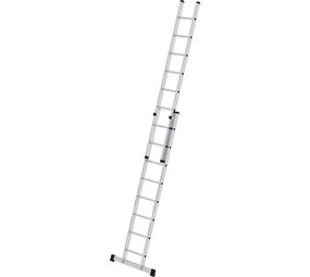 Munk 2-delige opsteekladder, 2x8 sporten met stabilisatiebalk Munk 2-delige opsteekladder, 2x8 sporten met stabilisatiebalk
