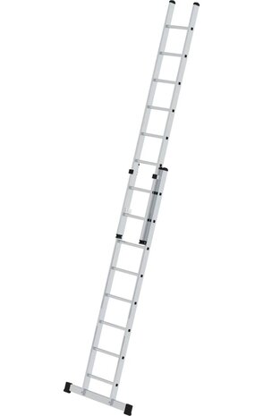 Munk 2-delige opsteekladder, 2x8 sporten met stabilisatiebalk