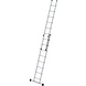 Munk 2-delige opsteekladder, 2x8 sporten met stabilisatiebalk Munk 2-delige opsteekladder, 2x8 sporten met stabilisatiebalk