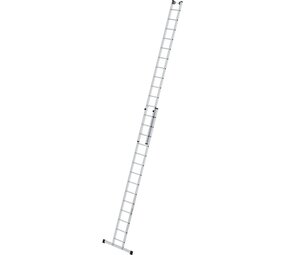 Roossien 2-delige opsteekladder, 2x14 sporten met stabilisatiebalk