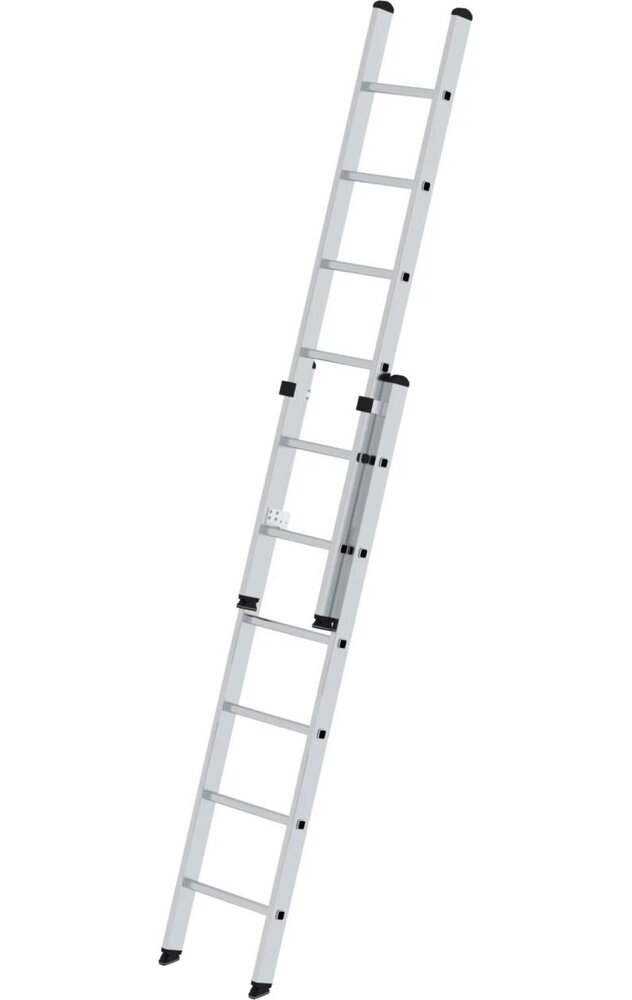 Roossien 2-delige aluminium opsteekladder, 2x6 sporten