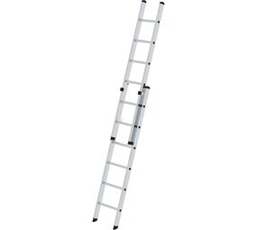 Munk 2-delige aluminium opsteekladder, 2x6 sporten Munk 2-delige aluminium opsteekladder, 2x6 sporten