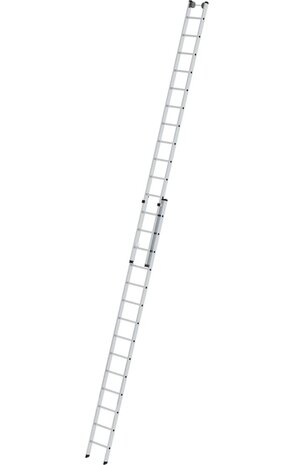 Roossien 2-delige aluminium opsteekladder, 2x14 sporten