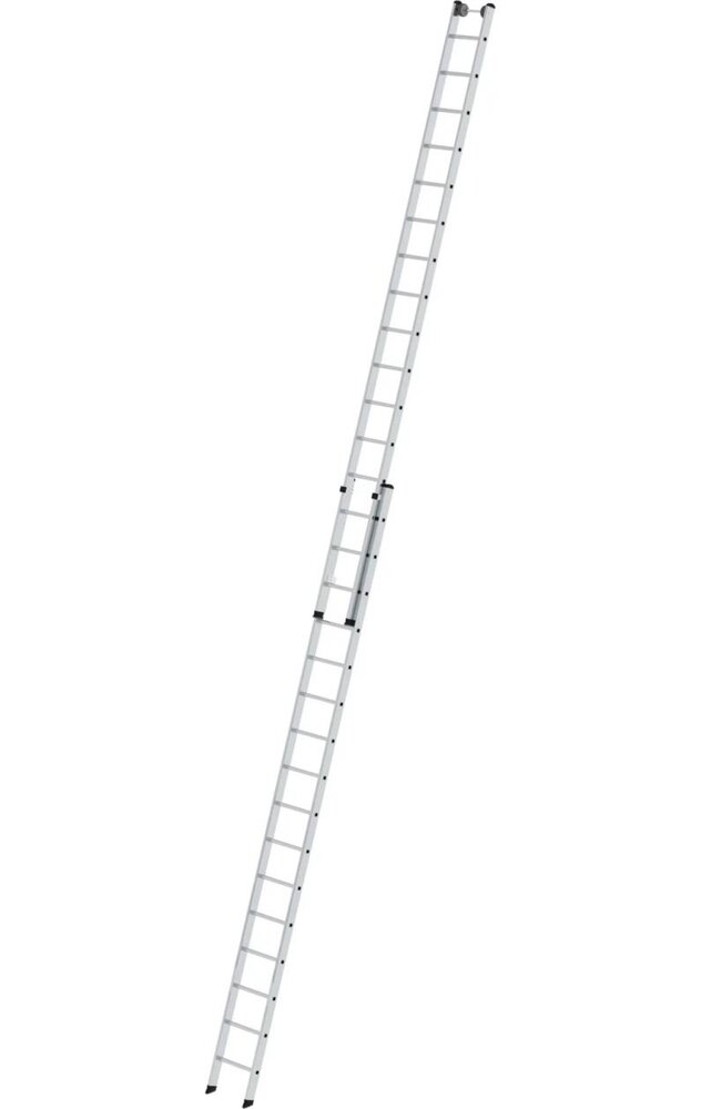 Munk 2-delige aluminium opsteekladder, 2x16 sporten Munk 2-delige aluminium opsteekladder, 2x16 sporten