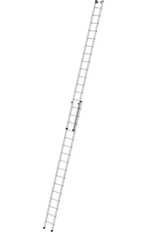 Munk 2-delige aluminium opsteekladder, 2x16 sporten Munk 2-delige aluminium opsteekladder, 2x16 sporten