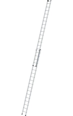 Munk 2-delige aluminium opsteekladder, 2x18 sporten Munk 2-delige aluminium opsteekladder, 2x18 sporten