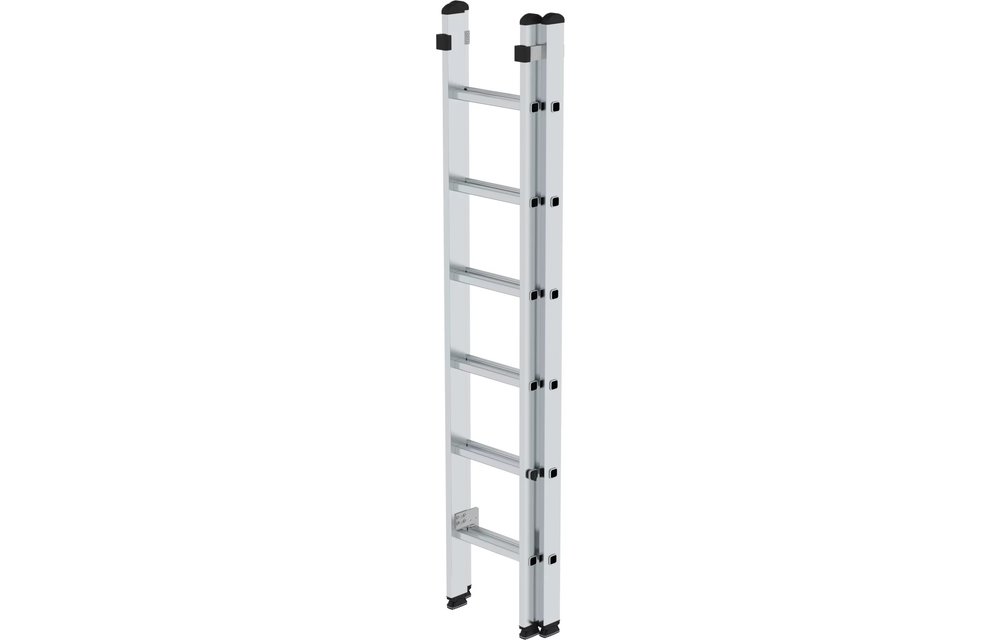 logo lade verraad 2-delige aluminium opsteekladder, 2x6 sporten | Ladder.nl