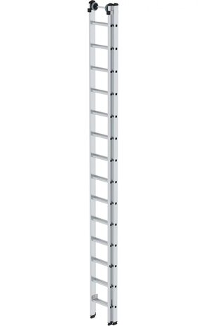 Roossien 2-delige aluminium opsteekladder, 2x14 sporten