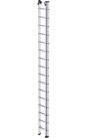 Munk 2-delige aluminium opsteekladder, 2x16 sporten Munk 2-delige aluminium opsteekladder, 2x16 sporten