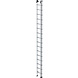 Roossien 2-delige aluminium opsteekladder, 2x16 sporten
