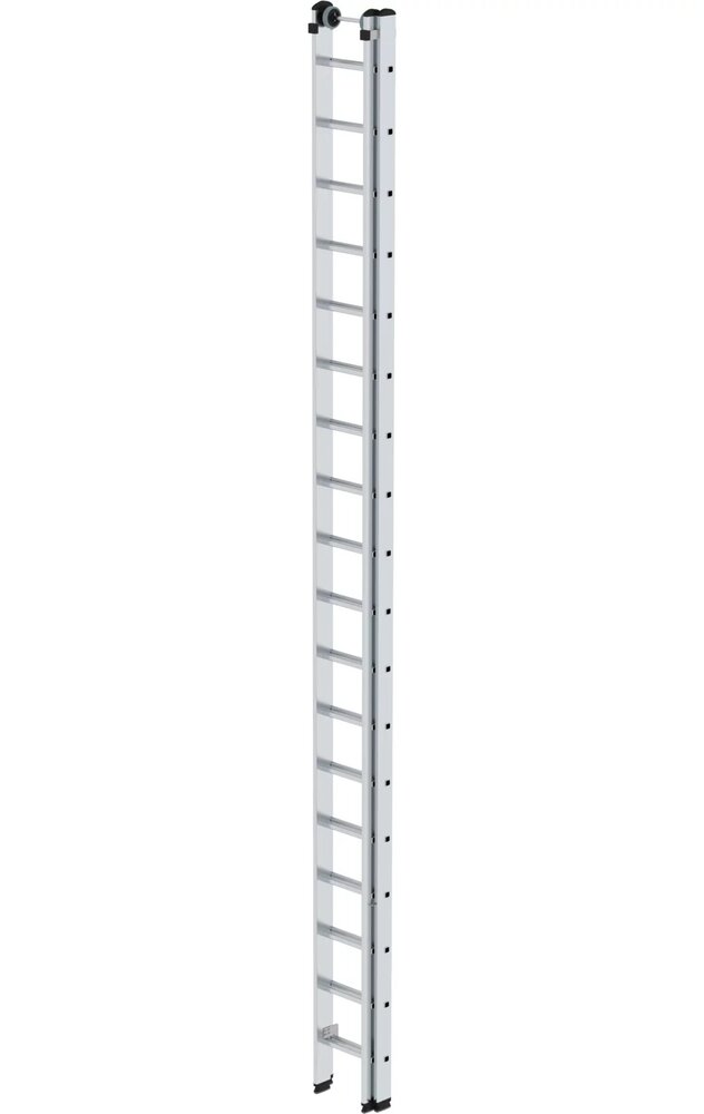 Roossien 2-delige aluminium opsteekladder, 2x18 sporten
