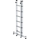 Roossien 2-delige opsteekladder, 2x6 sporten met Nivello stabilisatiebalk Roossien 2-delige opsteekladder, 2x6 sporten met Nivello stabilisatiebalk