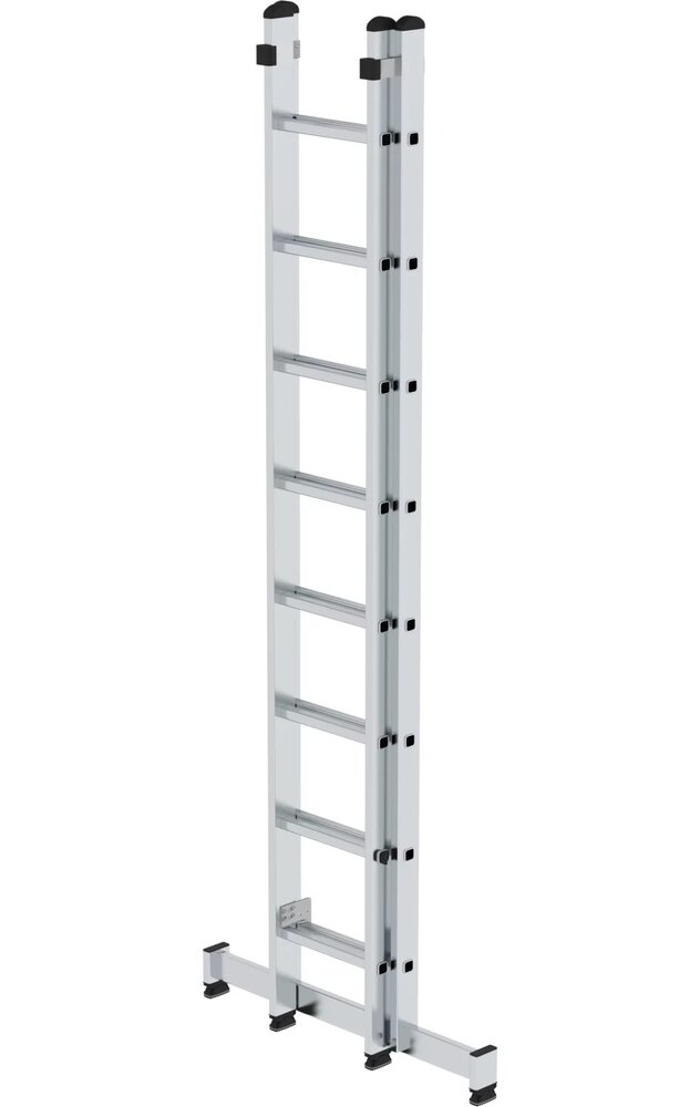 Roossien 2-delige opsteekladder, 2x8 sporten met Nivello stabilisatiebalk