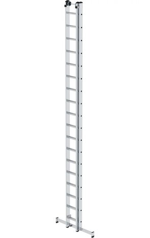 Munk 2-delige opsteekladder, 2x14 sporten met Nivello stabilisatiebalk Munk 2-delige opsteekladder, 2x14 sporten met Nivello stabilisatiebalk