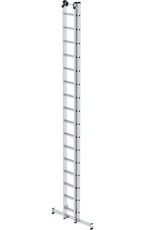 Munk 2-delige opsteekladder, 2x16 sporten met Nivello stabilisatiebalk Munk 2-delige opsteekladder, 2x16 sporten met Nivello stabilisatiebalk