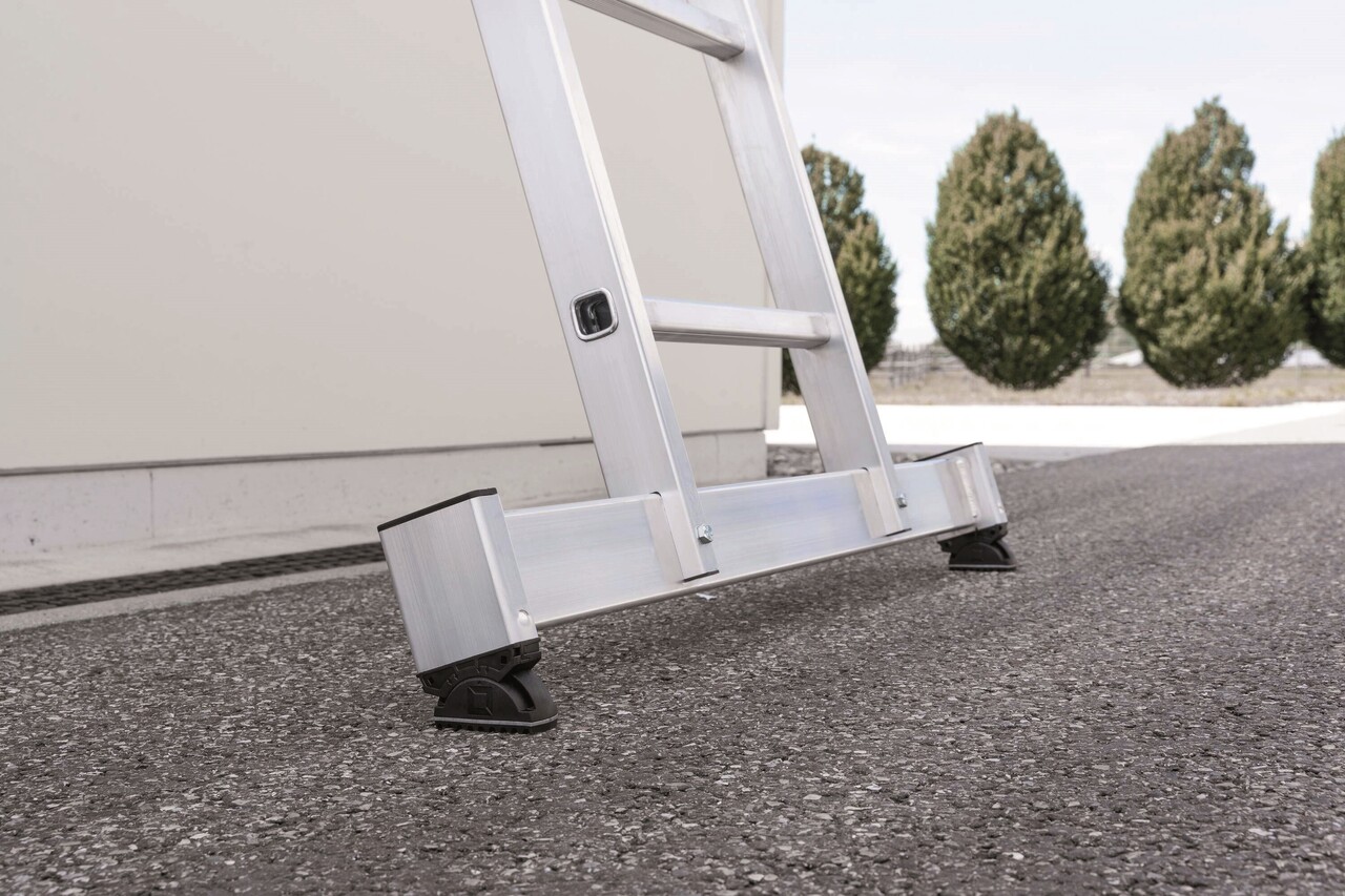 Roossien 2-delige opsteekladder, 2x16 sporten met Nivello stabilisatiebalk