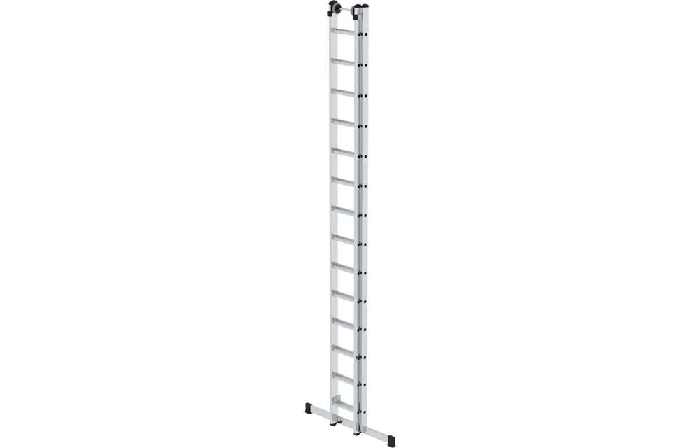 2-delige opsteekladder, 2x14 sporten met stabilisatiebalk