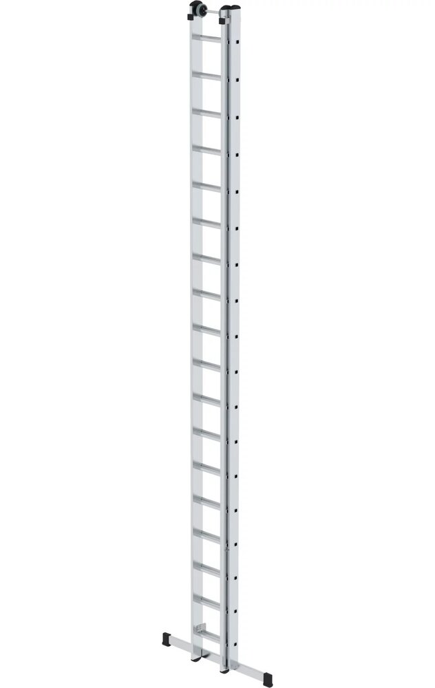 Roossien 2-delige opsteekladder, 2x18 sporten met stabilisatiebalk