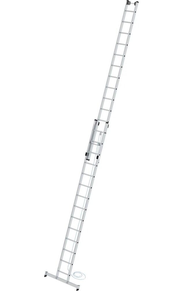 Munk 2-delige optrekladder, 2x14 sporten met Nivello stabilisatiebalk Munk 2-delige optrekladder, 2x14 sporten met Nivello stabilisatiebalk