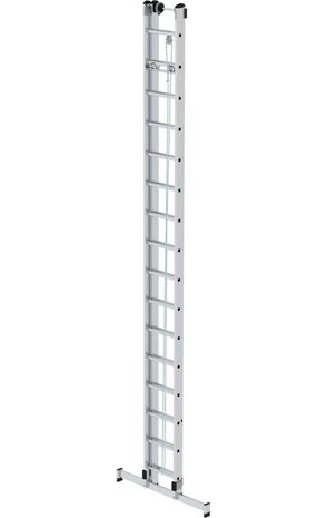 Munk 2-delige optrekladder, 2x16 sporten met Nivello stabilisatiebalk Munk 2-delige optrekladder, 2x16 sporten met Nivello stabilisatiebalk
