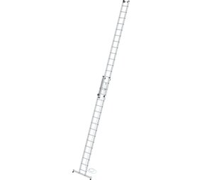 Munk 2-delige optrekladder, 2x16 sporten met Nivello stabilisatiebalk Munk 2-delige optrekladder, 2x16 sporten met Nivello stabilisatiebalk