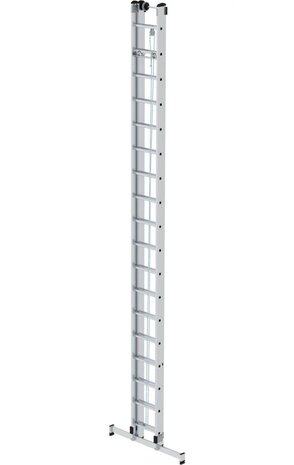 Munk 2-delige optrekladder, 2x18 sporten met Nivello stabilisatiebalk Munk 2-delige optrekladder, 2x18 sporten met Nivello stabilisatiebalk