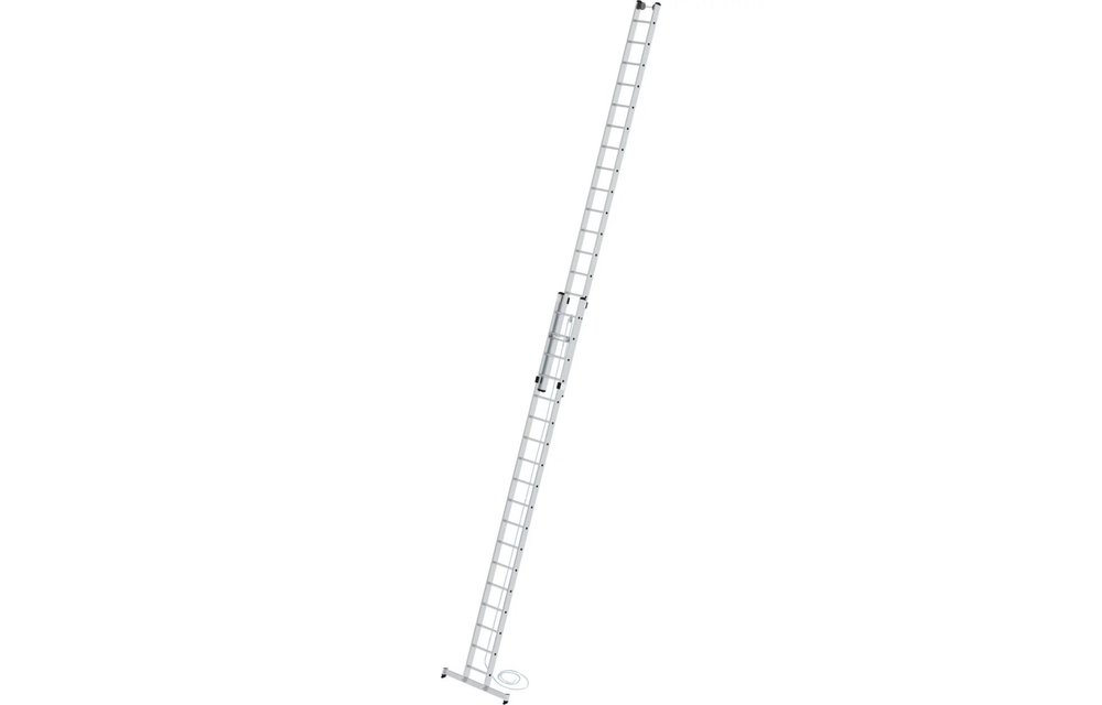 2-delige optrekladder, 2x18, met Nivello stabilisatiebalk
