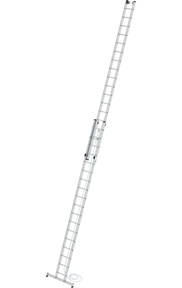Munk 2-delige optrekladder, 2x18 sporten met Nivello stabilisatiebalk Munk 2-delige optrekladder, 2x18 sporten met Nivello stabilisatiebalk