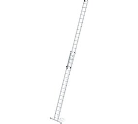 Munk 2-delige optrekladder, 2x18 sporten met Nivello stabilisatiebalk Munk 2-delige optrekladder, 2x18 sporten met Nivello stabilisatiebalk