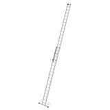 Munk 2-delige optrekladder, 2x18 sporten met standaard stabilisatiebalk Munk 2-delige optrekladder, 2x18 sporten met standaard stabilisatiebalk