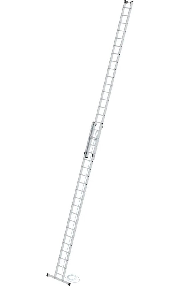 Munk 2-delige optrekladder, 2x20 sporten met standaard stabilisatiebalk