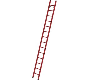 Roossien Volkunststof enkele ladder, 14 sporten