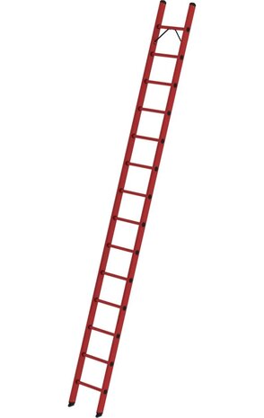 Munk Volkunststof enkele ladder, 14 sporten Munk Volkunststof enkele ladder, 14 sporten