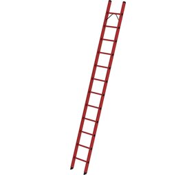 Munk Volkunststof enkele ladder, 12 sporten