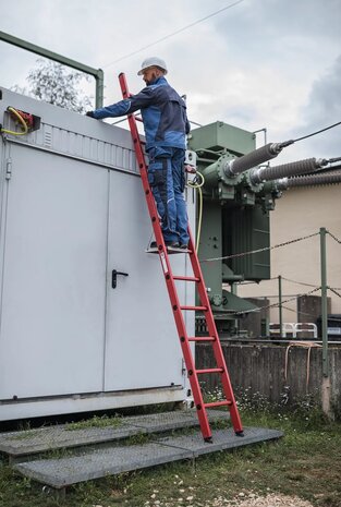 Munk Volkunststof enkele ladder, 8 sporten Munk Volkunststof enkele ladder, 8 sporten