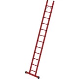 Munk Volkunststof enkele ladder, 12 sporten met stabilisatiebalk Munk Volkunststof enkele ladder, 12 sporten met stabilisatiebalk