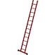 Munk Volkunststof enkele ladder, 12 sporten met stabilisatiebalk Munk Volkunststof enkele ladder, 12 sporten met stabilisatiebalk
