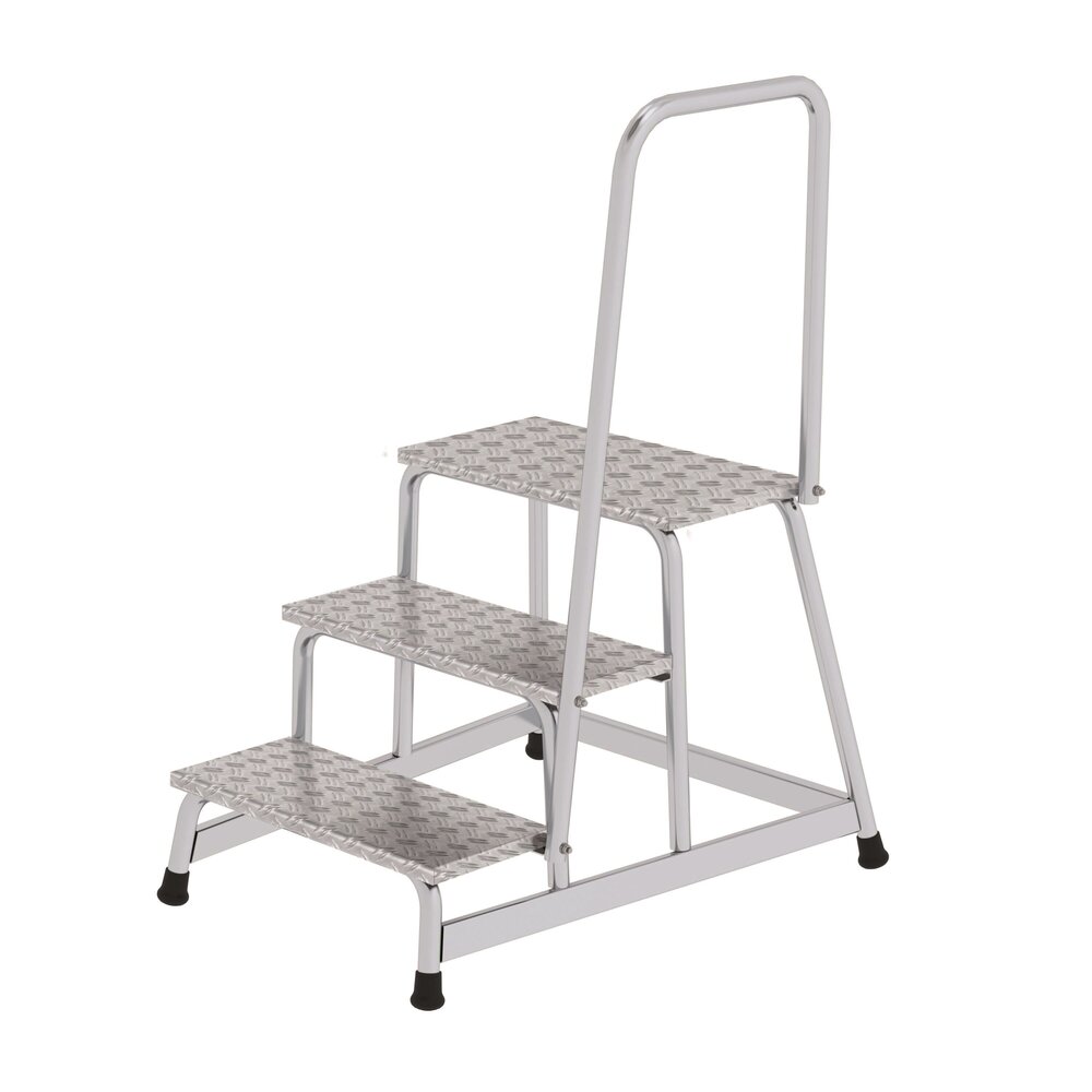 Roossien Leuning t.b.v. aluminium plateautrap