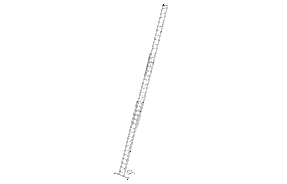 3-delige aluminium optrekladder, 3x16