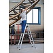 Munk Aluminium dubbele ladder, 2x8 sporten Munk Aluminium dubbele ladder, 2x8 sporten