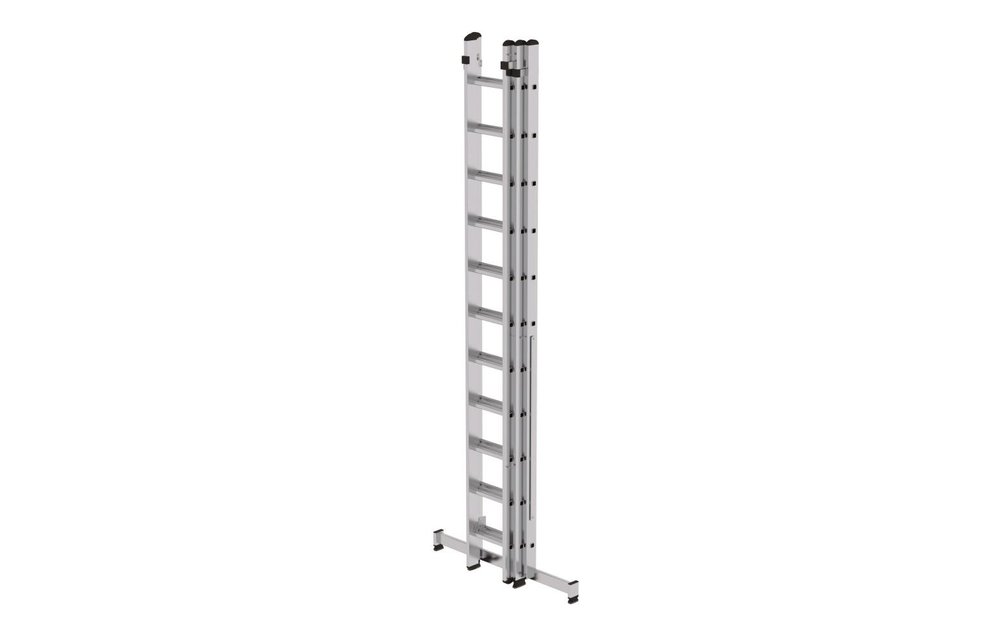 3-delige aluminium reformladder, 3x11 sporten