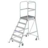 Roossien Aluminium bordestrap met 6 stalen treden