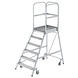 Munk Aluminium bordestrap met 6 stalen treden Munk Aluminium bordestrap met 6 stalen treden