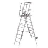 Roossien FlexxStep telescopisch, verrijdbaar, 6 + 2 sporten