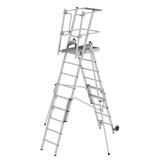 Roossien FlexxStep telescopisch, verrijdbaar, 6 + 3 sporten