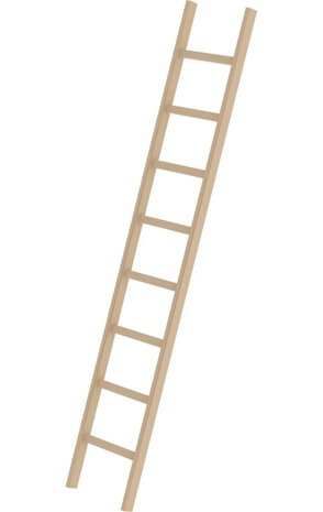 Munk Houten enkele ladder, 8 sporten Munk Houten enkele ladder, 8 sporten