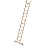 Roossien Houten enkele ladder, 12 sporten met stabilisatiebalk
